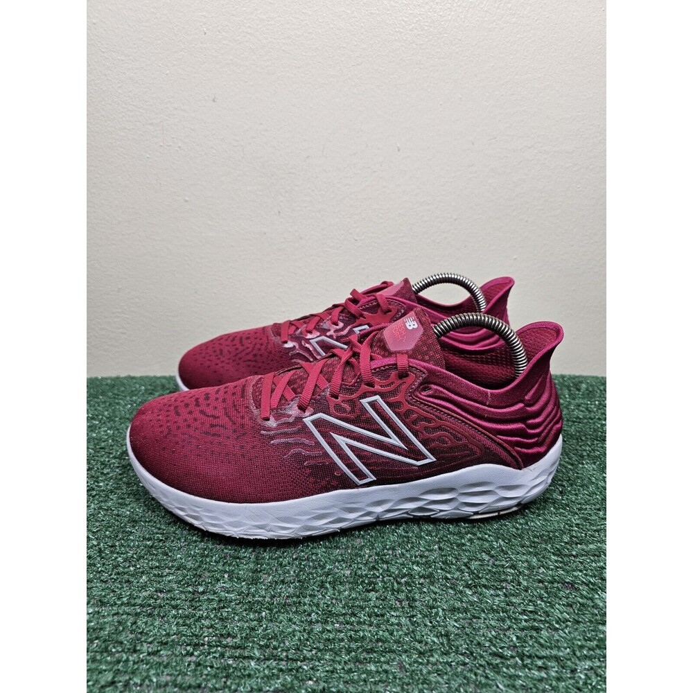 New Balance Fresh Foam Beacon V3 Men 9.5 Running Shoes MBECNRW3 Red Sneakers